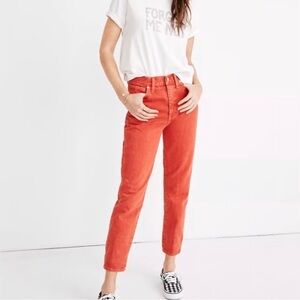 Madewell Red Jeans